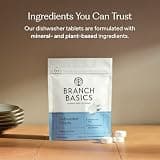 Branch Basics Mineral & Plant-Based Plastic-Free Unscented Dishwasher Tablets