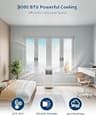 Garvee 8,000 BTU 3-in-1 Portable Air Conditioner with Self-Evaporating System
