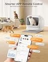 MeoWant 106L Self-Cleaning Cat Litter Box with App Tracking (SC09 Plus)