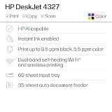 HP DeskJet 4327 Wireless Color All-in-One Printer with AI-Assisted Formatting