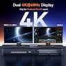 TobenONE 18-in-2 Dual Monitor Mac Docking Station with 150W Power Supply