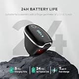 Wellue O2Ring-S Continuous Wearable Oxygen Monitor with Smart Vibration