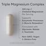 Sports Research Chelated Triple Magnesium Complex, 300mg Elemental Dose