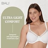 Bali Women's One Smooth U Ultra Light Breathable Convertible Underwire Bra