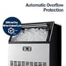 EUHOMY 200lb Heavy-Duty Commercial Ice Maker Machine with 65lb Storage