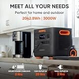 Jackery Explorer 2000 Plus Portable Power Station with 2042Wh Capacity 3000W Output