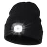 MELASA Unisex Knitted LED Night Light Beanie Cap with Hands-Free Lamp