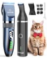 oneisall 2-Speed 3-in-1 Cat Grooming Kit with Dedicated Paw and Face Trimmer