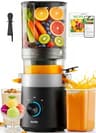 Aeitto 3-in-1 Cold Press Juicer with 6.0-Inch Chute and Filter-Free EasePress