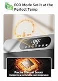 Brightown 1500W Smart Wall Heater with Accurate Thermostat and App Voice Control