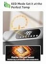 Brightown 1500W Smart Wall Heater with Accurate Thermostat and App Voice Control