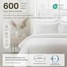 California Design Den Luxury 600 Thread Count 100% Cotton Sateen Queen Sheet Set