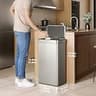 EKO Nova 21-Gallon Space-Efficient Rectangular Touchless Sensor Trash Can