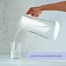 LifeStraw Home 7-Cup Dual-Stage Water Filter Pitcher, Glass with Silicone Base