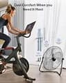 iLIVING 20-Inch Heavy Duty Hybrid Floor and Wall Mount Fan with 5750 CFM