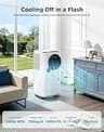 QZMDSM 16,000 BTU Smart WiFi Portable Air Conditioner for Large Living Spaces