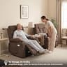 MCombo 7287 Counter-Balanced Power Lift Recliner with Extended Footrest