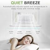 ACHAZEL 10,000 BTU Smart Window Air Conditioner with Washable Slide-Out Filter