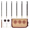 Lantern Moon Bequest Ebony Wood Interchangeable Tunisian Crochet Hook Set