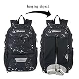 GRANDUP 28L Basketball Backpack with 12 Pockets and Water Bottle Holders