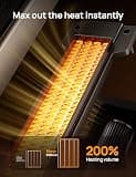 DREO 25-Inch Fast Room Tower Space Heater with Thermostat, Model DR-HSH013
