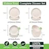 Grow Forward 16-Piece Premium Unbreakable Wheat Straw Dinnerware Set, Sahara