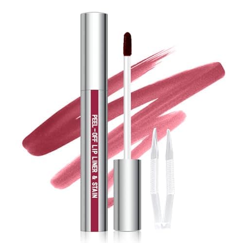 Cilrofelr Peel Off Lip Liner Stain Matte Lip Tattoo Effect with Tweezer