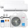 TOSOT 18,000 BTU (9K+9K) Dual Zone Mini Split Air Conditioner with Heat Pump