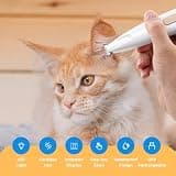 Mcbazel Pocket-Sized Micro Precision Pet Trimmer with 0.7-Inch Blade & LED Light