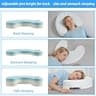 PYURIFAI Adjustable Memory Foam Side Sleeper Pillow With Arm Hole Design