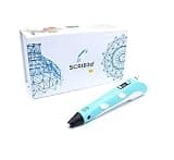 SCRIB3D P1 3D Printing Pen Starter Bundle with 20 PLA Colors and LCD Screen