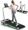 FOUSAE 5-in-1 Foldable Home Treadmill with 10% Manual Incline and App