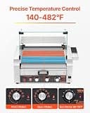 VEVOR 7-Roller Hot Dog Grill with Triple Temp Control & Bun Drawer, 1200W
