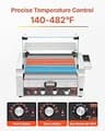 VEVOR 7-Roller Hot Dog Grill with Triple Temp Control & Bun Drawer, 1200W