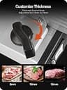 OSTBA Electric Deli Food Meat Slicer, 150W Motor, 7.5-Inch Stainless Blade