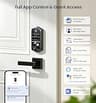 Veise VE017 Fingerprint Smart Door Lock Deadbolt with 8-in-1 Entry