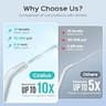 COSLUS E1 Electric Countertop Water Flosser with 12 Settings and 5 Jet Tips