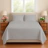 Queen Solid Sofa Bed Sheet Set, 100% Cotton, 400 Thread Count, Silver Grey