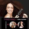 TYMO Ring Hair Straightener Brush with 3D Triangle Teeth Hot Comb Styler