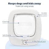 PetSafe Big Cat Door, Manual 4-Way Locking with GentleClose Flap System