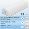 Everlasting Comfort Memory Foam Under Knee Pillow Half Moon Leg Bolster