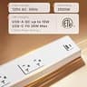 SURAIELEC 16-Inch Hardwired Under Cabinet Power Strip with 20A TR and USB