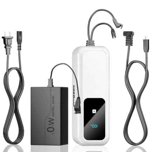 TenHutt 5000mAh LiFePO4 Recliner Battery Pack with LCD Display and Charger