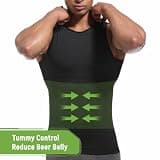 Lgtfy 4D Men's Slimming Body Shaper Chest Compression Vest Undershirt