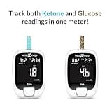 Keto-Mojo GK+ Bluetooth Glucose & Ketone Testing Kit with 140 Strips