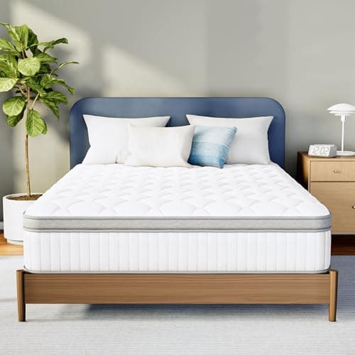 Neo Sleep 12-Inch Airflow Pocket Spring Hybrid Mattress, Standard Queen Size