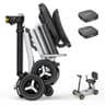 PAISEEC L5 Luxury One-Second Folding Travel Mobility Scooter, 30-Mile Range