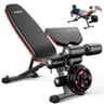 Harison Adjustable Weight Bench with Leg Extension and Preacher Curl Pad