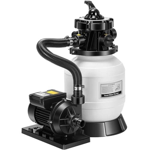 VIVOHOME 2087 GPH Above Ground Sand Filter Pump System with 7-Way Multi-Port Valve