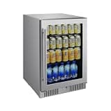Blaze 20-Inch Outdoor Rated Beverage Cooler Glass Door 4.5 Cu Ft Capacity